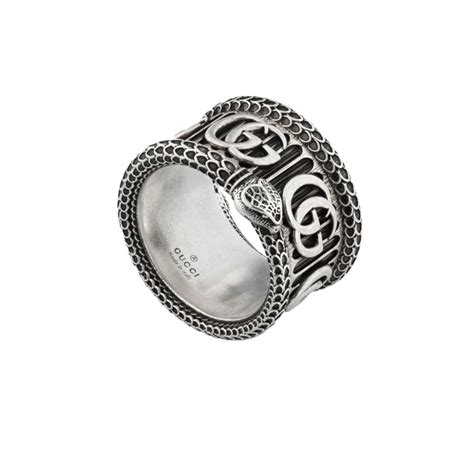 anello doppia g gucci|Gucci Anello in argento con Doppia G.